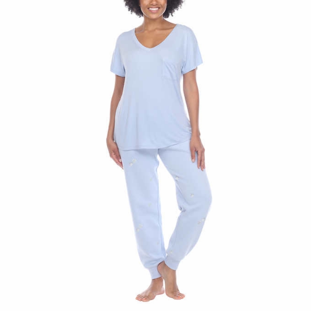 Honeydew Ladies' Embroidered Lounge Set, 2-piece